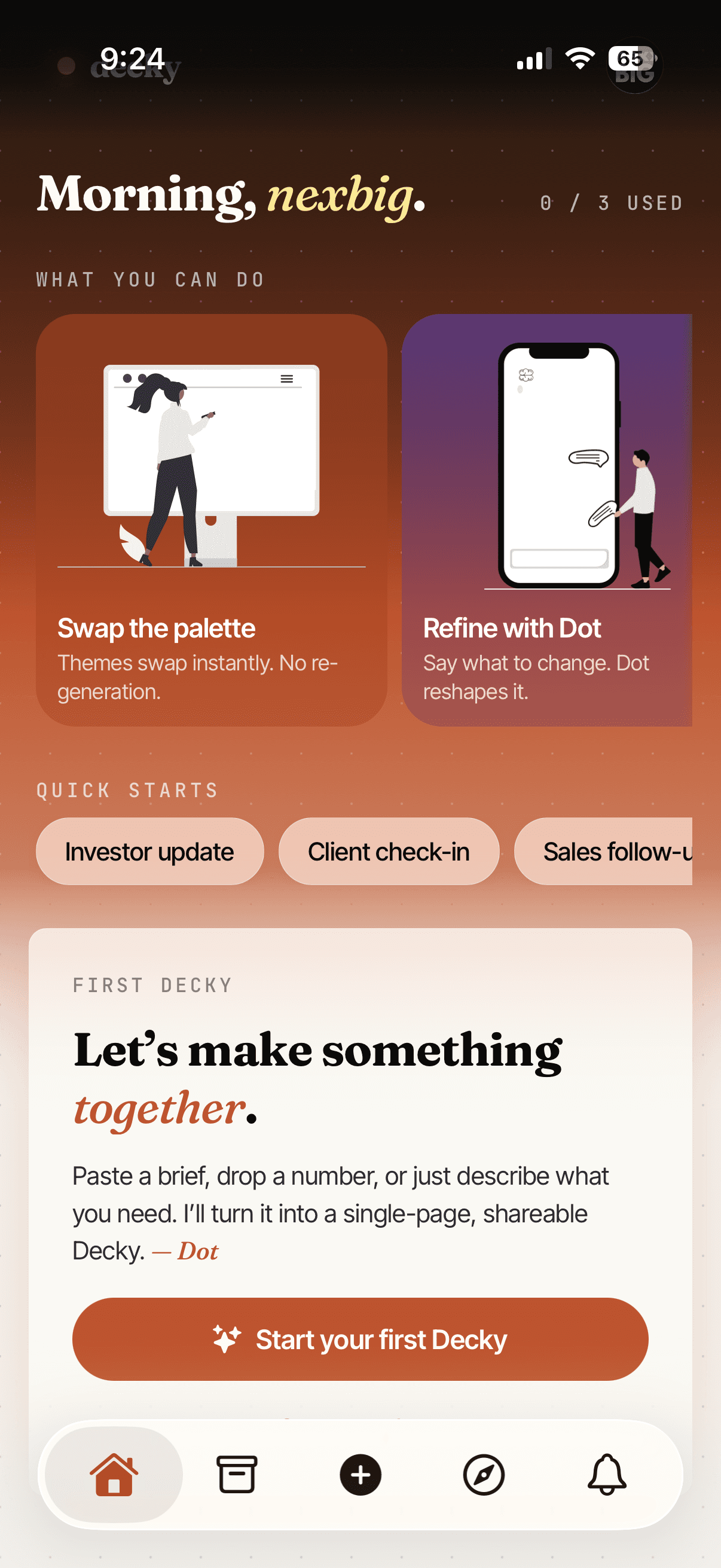 Decky app screenshot 2